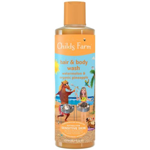 Childs Farm Hair & Body Wash Watermelon & Organic Pineapple Κωδ CF150 Ενυδατικό Σαμπουάν Αφρόλουτρο για Βρέφη & Παιδιά 250ml